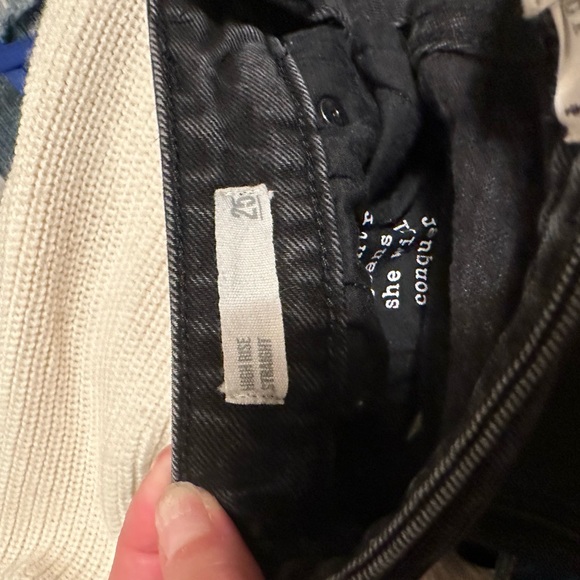 Francesca’s high-waisted black jeans size 25 - EUC - Picture 4 of 4